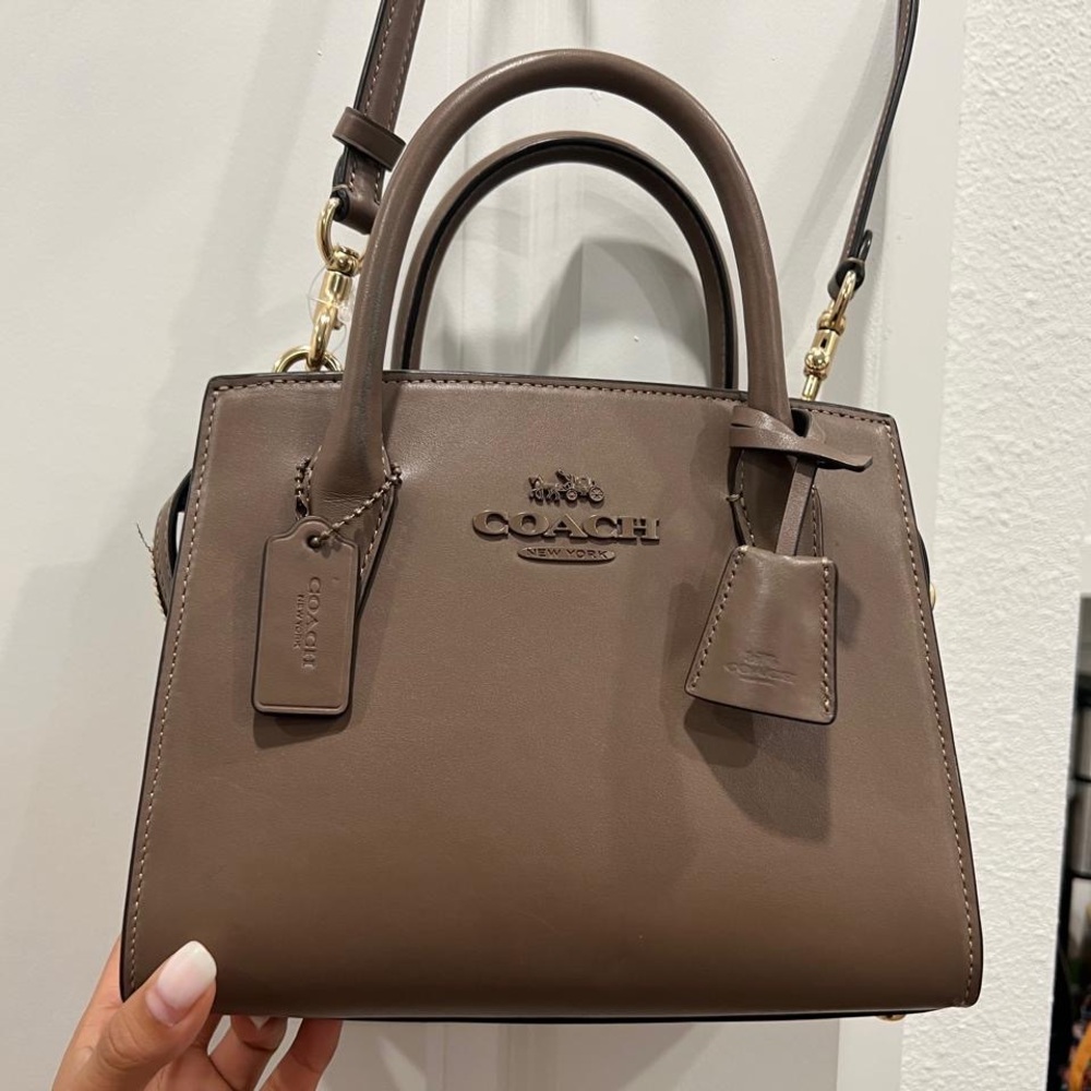 Coach Tan Leather Satchel
